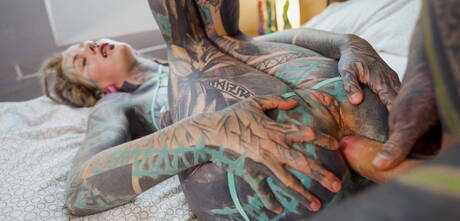 Evil Angel are pleased to offer you a free pics featuring Anuskatzz and Nikolaz Zpageti in sex scene with boy